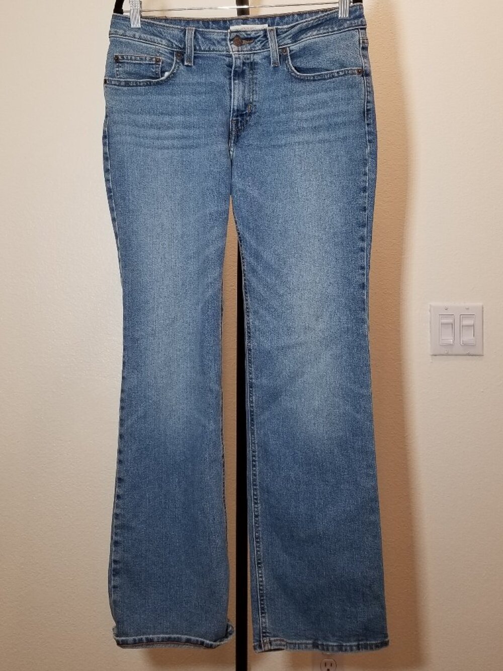 Levi’s Womens 30X32 Superlow Boot Cut Jeans Retro Y2K Western Street Festival